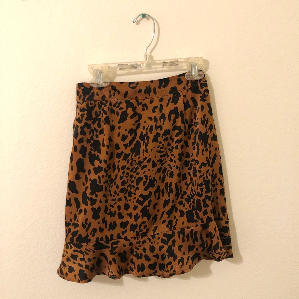 Leopard Pencil Skirt